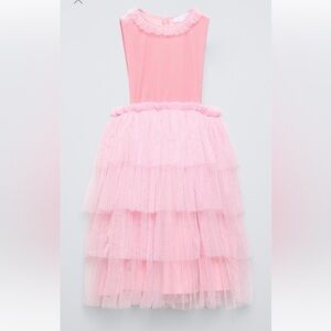 Zara Princess Costume with Cape and Glinda (Wicked) Crown - size 11-14